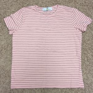 Retro 90s saved by the bell weekend striped shirt